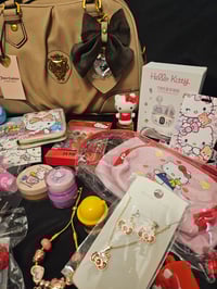 Image 5 of CAROLINAS CUSTOM RESERVED Juicy Couture Romance Satchel Meets Hello Kitty Bundle 