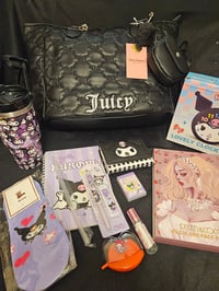 Image 3 of Angelas Custom RESERVED Juicy Couture Demure Tote Meets Kuromi Bundle 