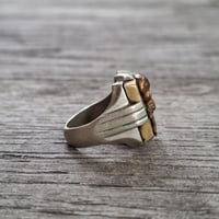 Image 3 of Mini Jolly Roger Skull Ring, c. 1940s