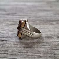 Image 2 of Mini Jolly Roger Skull Ring, c. 1940s