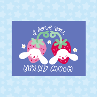 Image 1 of I Love You Berry Much Card – Cute Love Card for Special Occasions