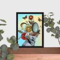 Image 13 of FREE SHIPPING - The Personification of EGGcellence - Framed Canvas Print - 3 Frame Choices - 2 SizeS