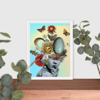 Image 7 of FREE SHIPPING - The Personification of EGGcellence - Framed Canvas Print - 3 Frame Choices - 2 SizeS