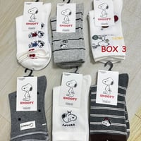 Image 3 of Premium Snoopy Cotton Socks – (Gift Box of 6 Pairs)