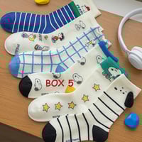 Image 5 of Premium Snoopy Cotton Socks – (Gift Box of 6 Pairs)