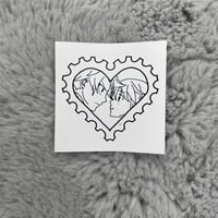 "Natsu and Lucy" Sticker 