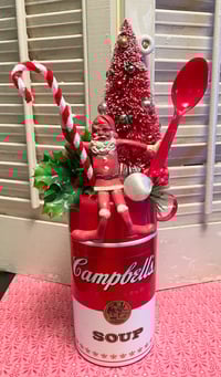 Vintage Campbell's Soup Thermos Christmas Decoration