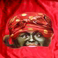 Image 1 of Blackface Moorish Fortune Teller - Dennison Handle Paper Mask (1906-1915) 