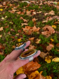 Image 4 of Baltic Amber Ring Sterling Silver 