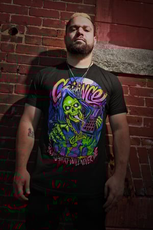 Image of C-Lance "Beats That Will Never Die" T-Shirt (Limited Edition)