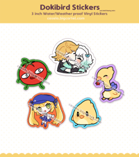 Dokibird - 3 Inch Vinyl Stickers