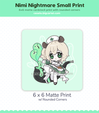 Nimi Nightmare - Mini Print