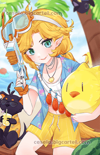 Summer Dokibird - 11x17 Poster