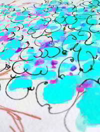 Image 2 of Aqua Cherry Blossoms