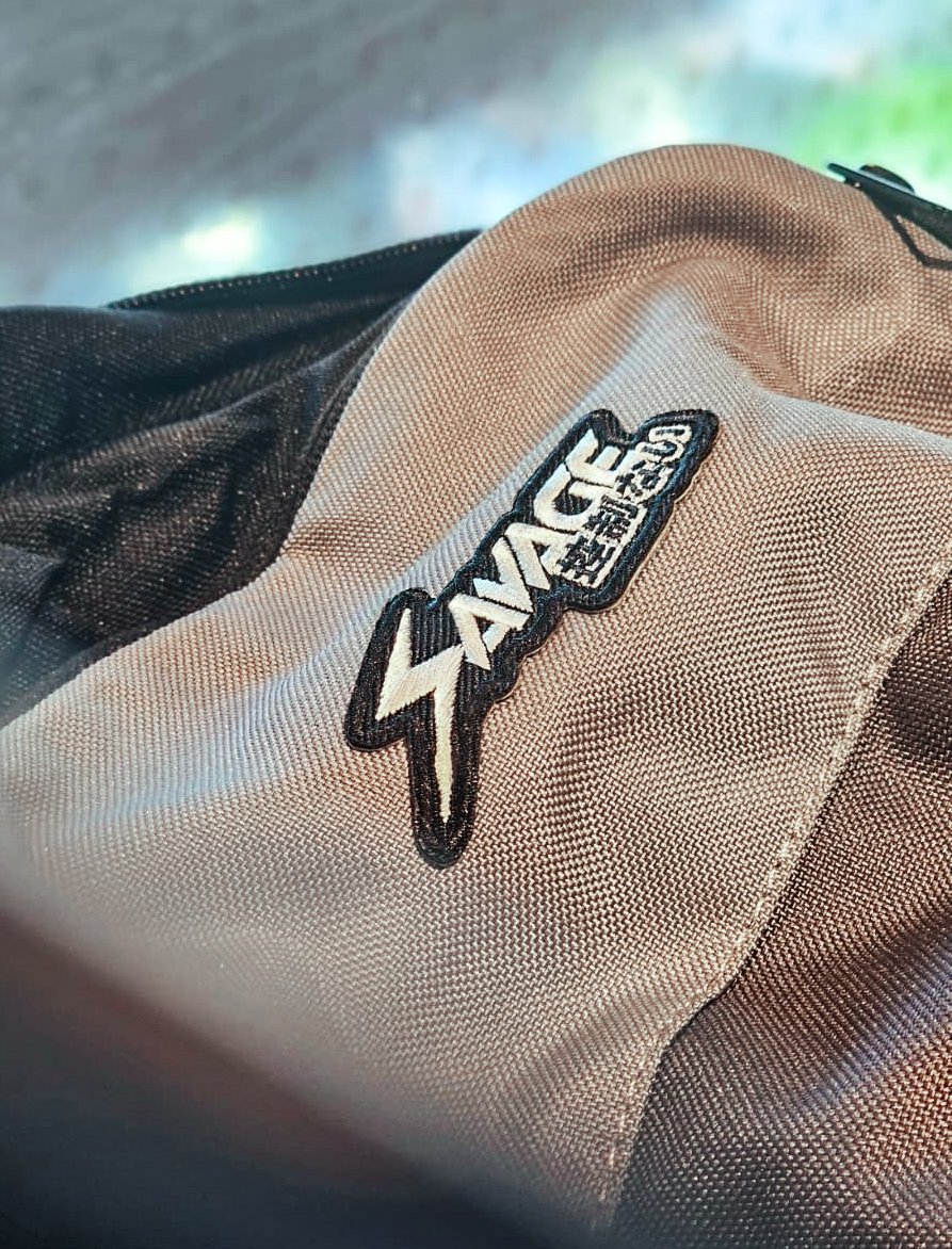 Image of SAVAGE IRON-ON 3" embroidered LOGO patch 