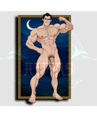 Image 4 of Brawny Brawler  Full Pin Pre-order Character Pin In hand