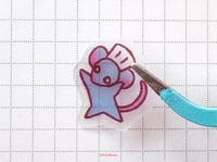 Image 2 of clown cat sticker sheet