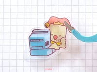 Image 3 of clown cat sticker sheet