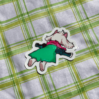 Image 2 of Fallen Down Ralsei Die-Cut Sticker