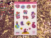 Image 1 of shugo chara sticker sheet