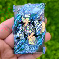 Image 2 of 6 of Clubs Pin (Sandblast Card)