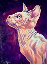 Spooky MauMau Original Painting