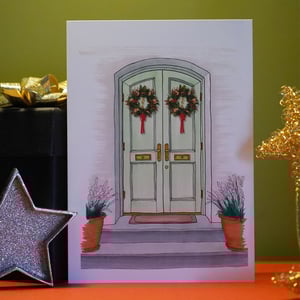 Image of Christmas Doors - Pack of 8 Christmas Cards