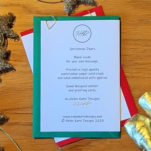 Image of Christmas Doors - Pack of 8 Christmas Cards