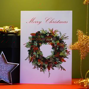 Image of Christmas Wreath - Pack of 8 Christmas Cards