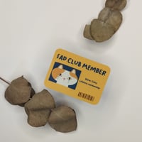  Sad club member vinyylitarra