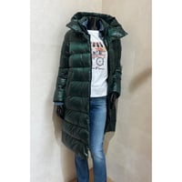 Image 2 of ABRIGO ACOLCHADO BRILLO VERDE