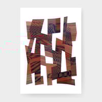 Image 1 of TOTEM MOIRÉ Orange + Blue