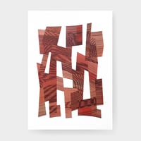 Image 1 of TOTEM MOIRÉ Orange + Brown