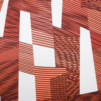 Image 4 of TOTEM MOIRÉ Orange + Brown