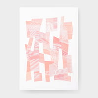 Image 1 of TOTEM MOIRÉ Orange + White