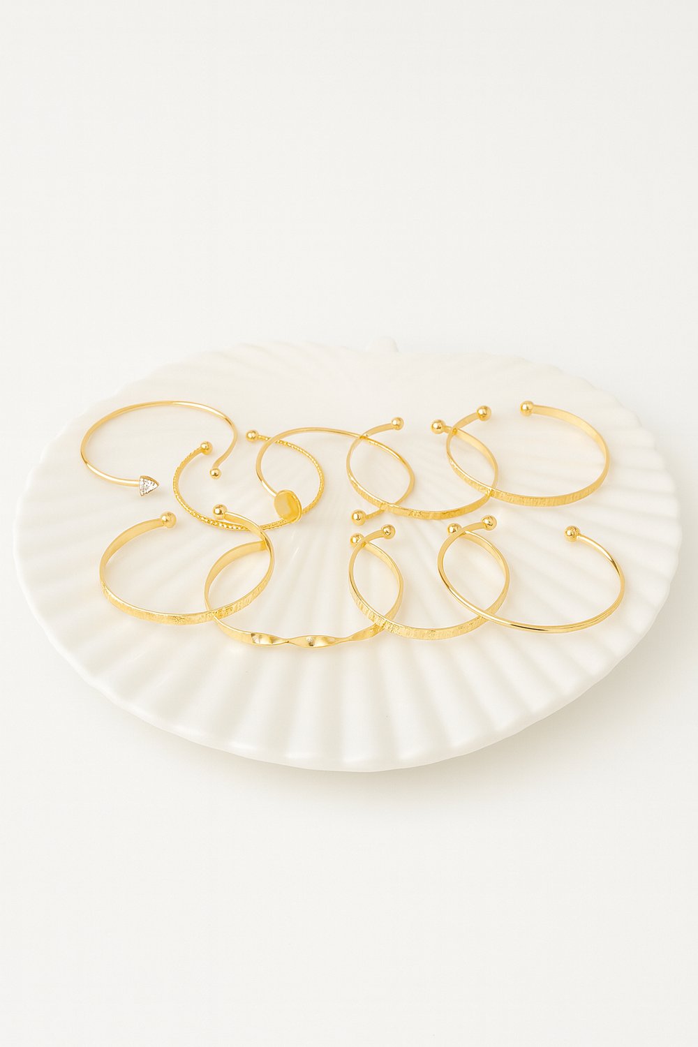 Image of Gold Cuff Bangles