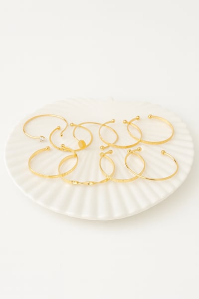 Image of Gold Cuff Bangles