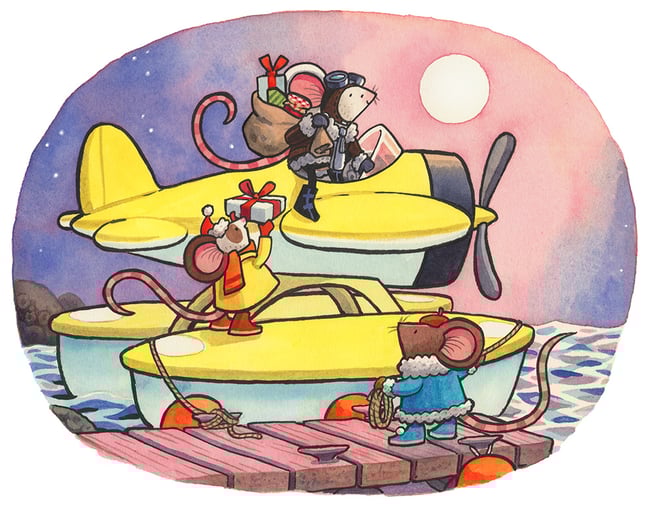 2025 Adventuremice Christmas card - pack of 5