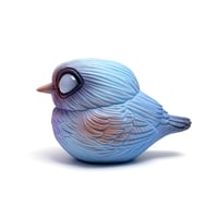 Image 1 of Chubby Bird (blue)