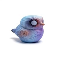 Image 4 of Chubby Bird (blue)