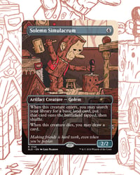 Solemn Simulacrum - MTG Secret Lair Artist Proof (signed)