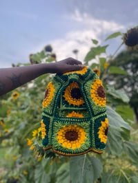 Image 1 of Sunflower balaclava