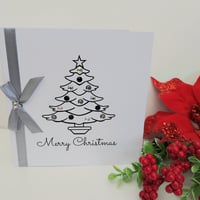 Image 6 of Petsonalised Handmade Christmas Card, Various Colours, Bling Christmas Card, Christmas Presents Card