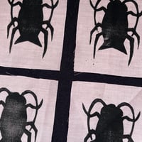 Image 2 of Cockroach Lino Print Patch (Pink)