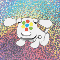 Image 1 of Retro iDog - Cute Nostalgic Vinyl Sticker