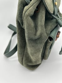 Image 6 of Gucci Bamboo Dark Green Backpack Small