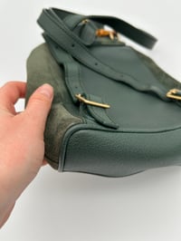 Image 15 of Gucci Bamboo Dark Green Backpack Small