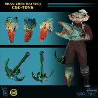 Image 1 of 【Pre order】1/12 Cgc-toyz Mezco Crab Louie Accessory Pack 
