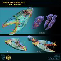 Image 2 of 【Pre order】1/12 Cgc-toyz Mezco Crab Louie Accessory Pack 