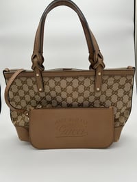 Image 1 of Gucci GG Supreme Brown Handbag Small